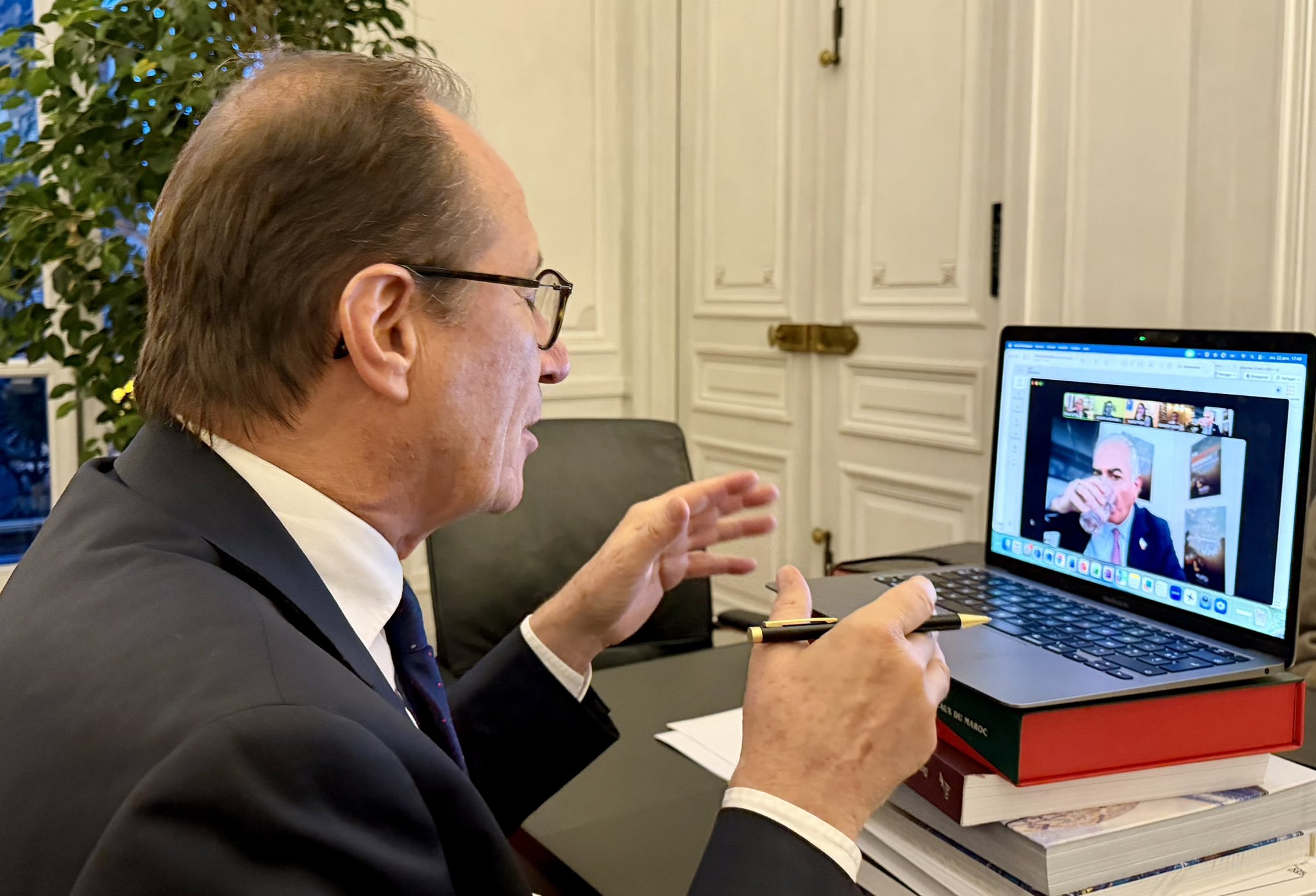 Meeting with the Chairman of the French Parliament's Foreign Affairs Committee, January 22, 2026